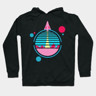 Space Rocket Launch Hoodie